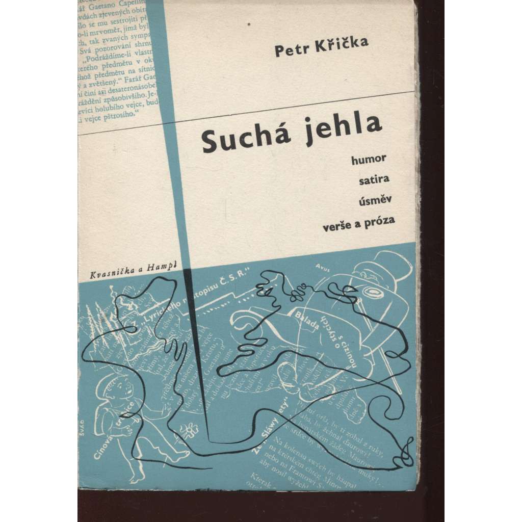 Suchá jehla (obálka Jaroslav Šváb, podpis Petr Křička)