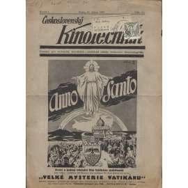 Československý kino , ročník I., číslo 5-6/1935 (pouze obálka)