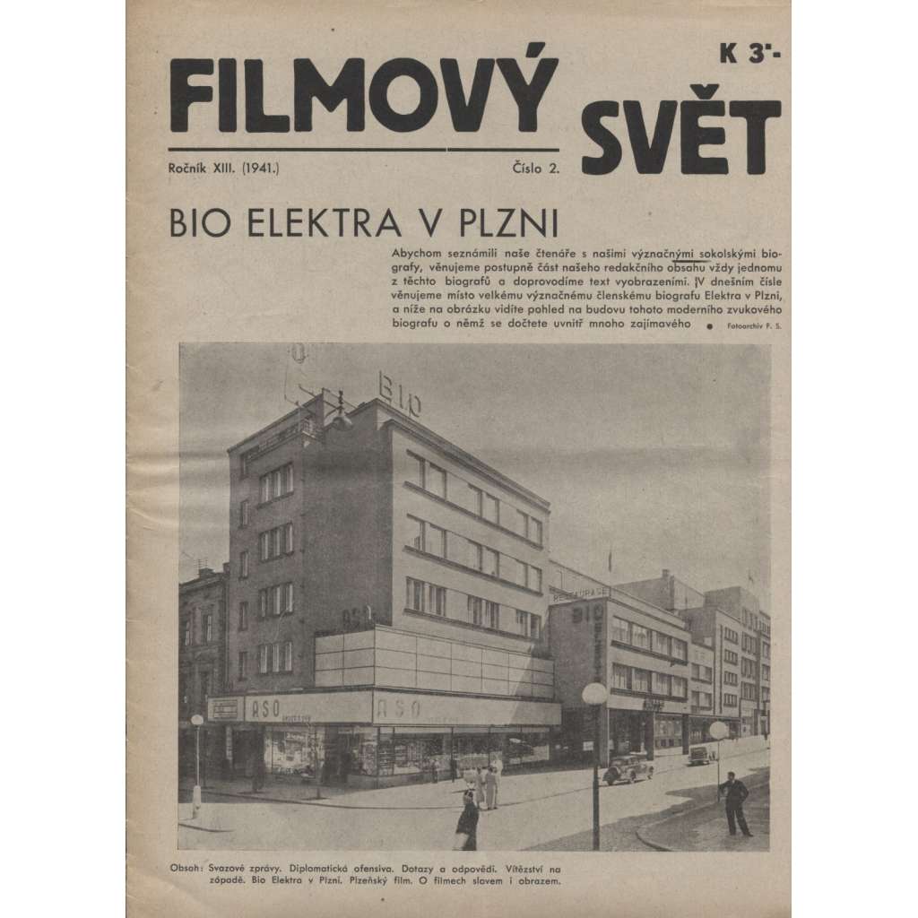 Filmový svět, ročník XIII., číslo 2/1941