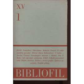 Bibliofil, ročník XV., číslo 1.-10/1938. Časopis pro pěknou knihu a její úpravu