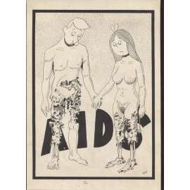 AIDS (serigrafie, Pavel Rak)