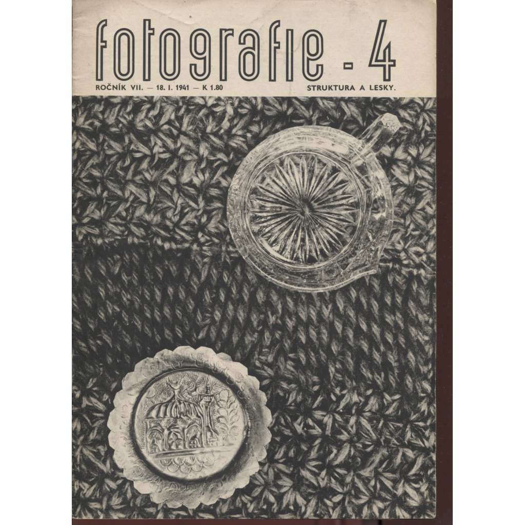 Časopis Fotografie, ročník VII., číslo 4/1941