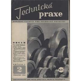 Technická praxe, ročník I., číslo 2/1944. Odborný časopis pro technická povolání