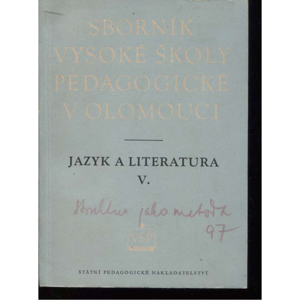 Jazyk a literatura V.