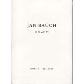Jan Bauch (1898-1995) - suchá jehla