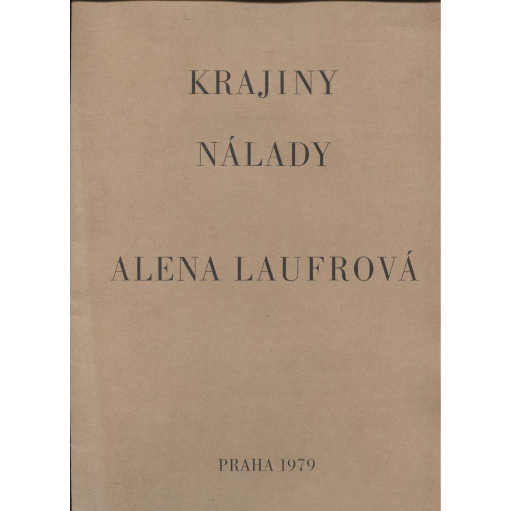 Krajiny nálady (Alena Laufrová, edice Folio)