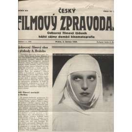 Český filmový zpravodaj, ročník XIX/1921, číslo 19.