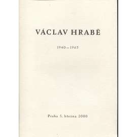 Václav Hrabě 1940-1965 (lept Jindřich Pileček)