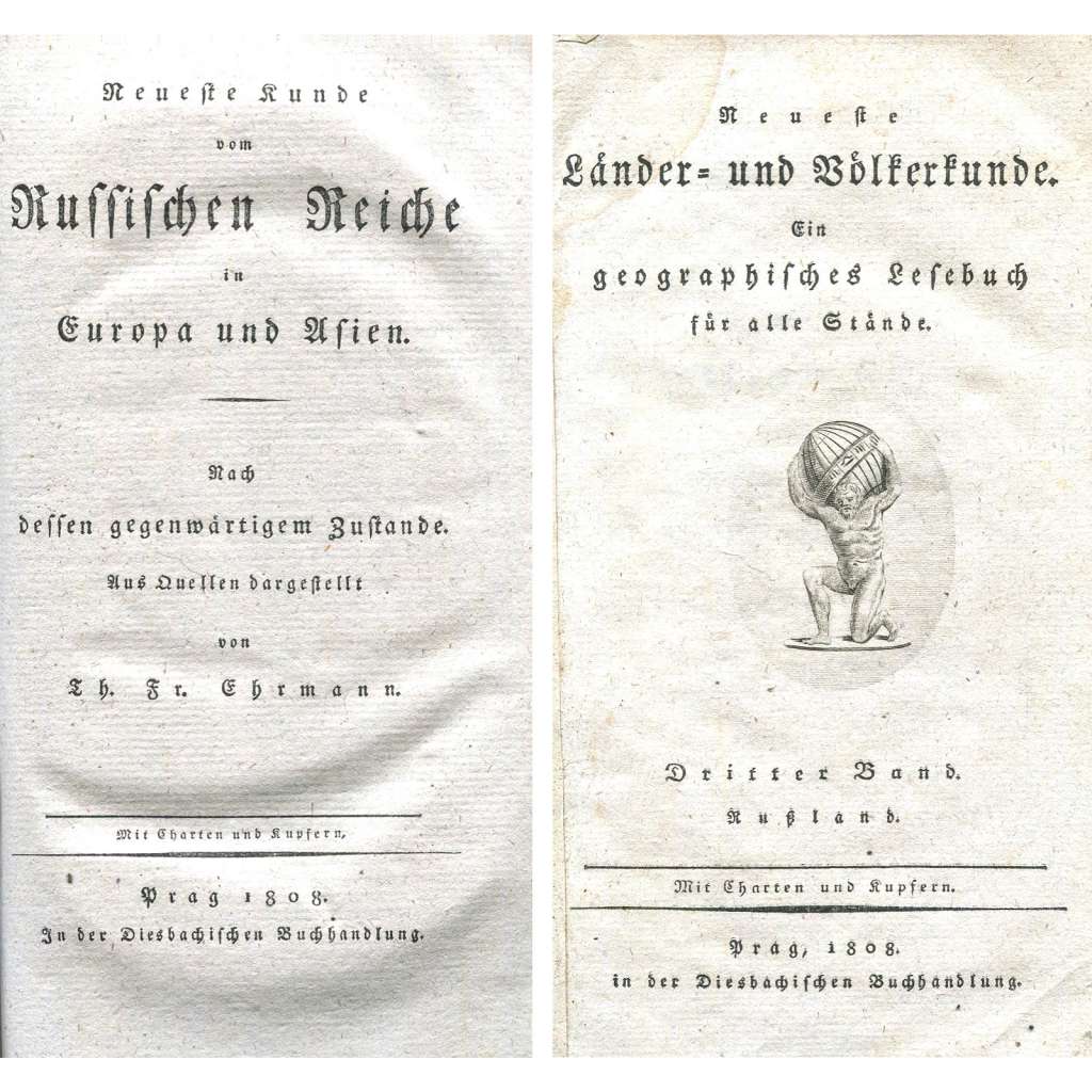 Neueste Kunde vom Russischen Reiche in Europa und Asien [= Neueste Länder- und Völkerkunde; 3] [Rusko; rytiny; zeměpis; etnologie; národopis; staré tisky; mapa]