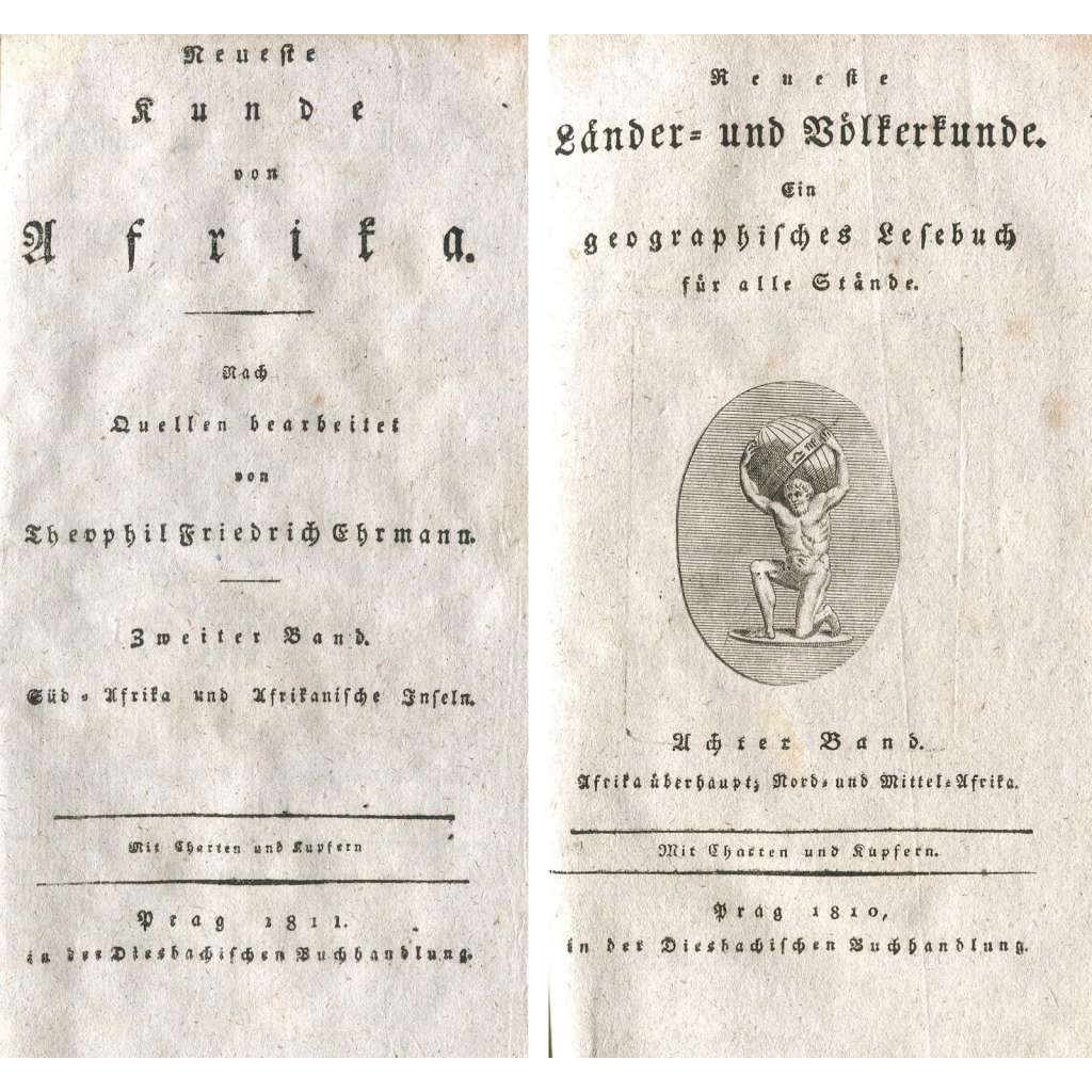 Neueste Kunde von Afrika. Zweiter Band. Süd-Afrika und Afrikanische Inseln [= Neueste Länder- und Völkerkunde; 9] [rytiny; zeměpis; etnologie; staré tisky]