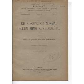 Ke konstrukci normál bodem mimo kuželosečku (matematika)