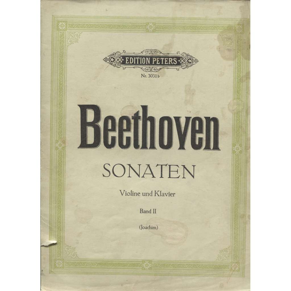 Ludwig van Beethoven: Sonaten. Band II. (housle a klavír)