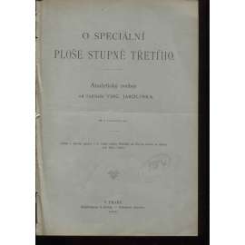 O speciální ploše stupně třetího (matematika, geometrie)