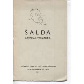 Šalda a česká literatura (kreslil Adolf Hoffmeister)