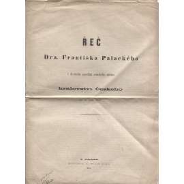 Řeč Dra. Františka Palackého v devátém zasedání zemského sněmu království českého (František Palacký)