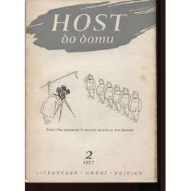 Host do domu, č. 2./1957. Měsíčník pro literaturu, umění a kritiku