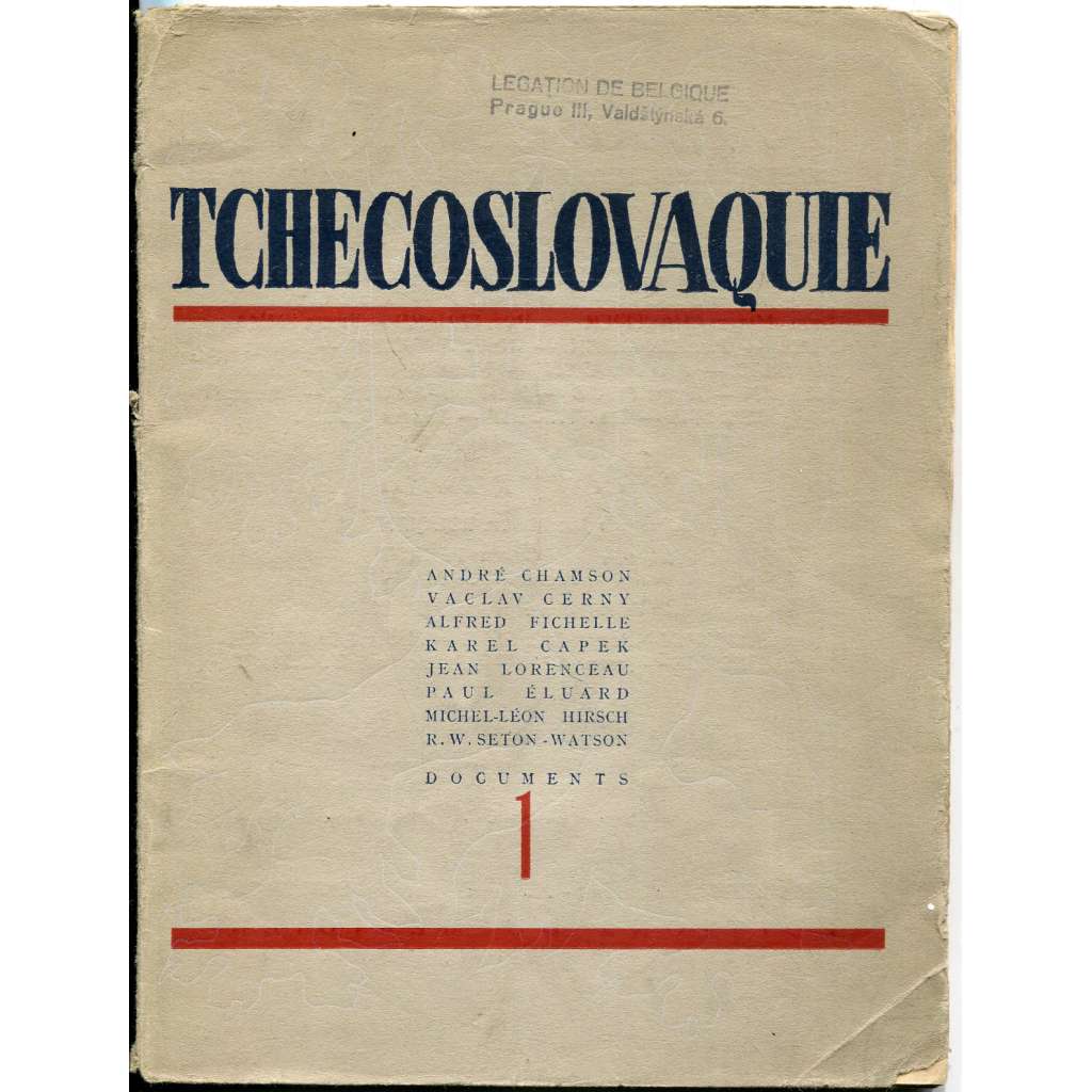 Tchécoslovaquie, 1945, č. 1 [Československo; Francie; Josef Šíma; ilustrace]