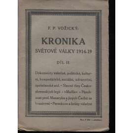 Kronika světové války 1914-1919, díl II.