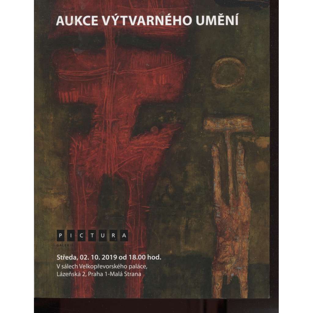 Aukce výtvarného umění (aukční katalog, obrazy, umění)