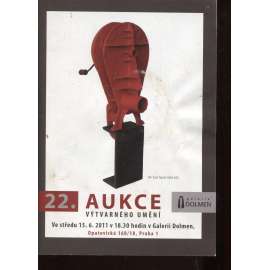 22. aukce výtvarného umění Galerie Dolmen (aukční katalog, obrazy, umění)