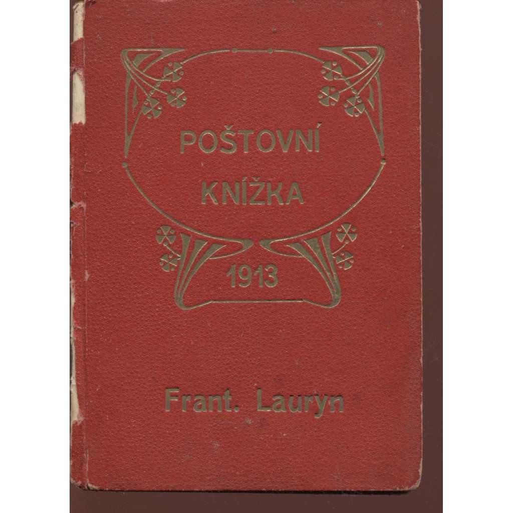 Poštovní knížka 1913