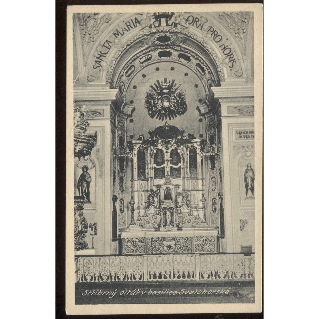 Svatá Hora, Příbram, interiér poutního kostela, oltář