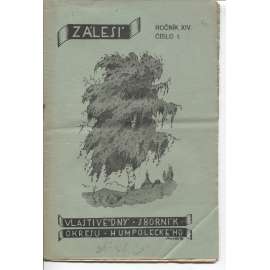 Zálesí, ročník XIV.1932-1933, čísla 1., 3.,4., 6.-10. (chybí číslo 2. a 5.) Vlastivědný sborník okresu Humpoleckého (Humpolec)