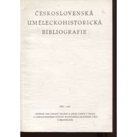 Československá uměleckohistorická bibliografie za rok 1983