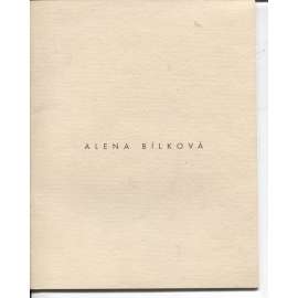 Alena Bílková (katalog výstavy)