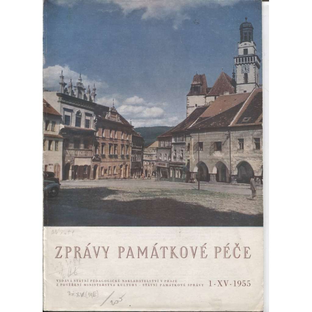 Zprávy památkové péče, ročník XV., čísla 1.-8./1955