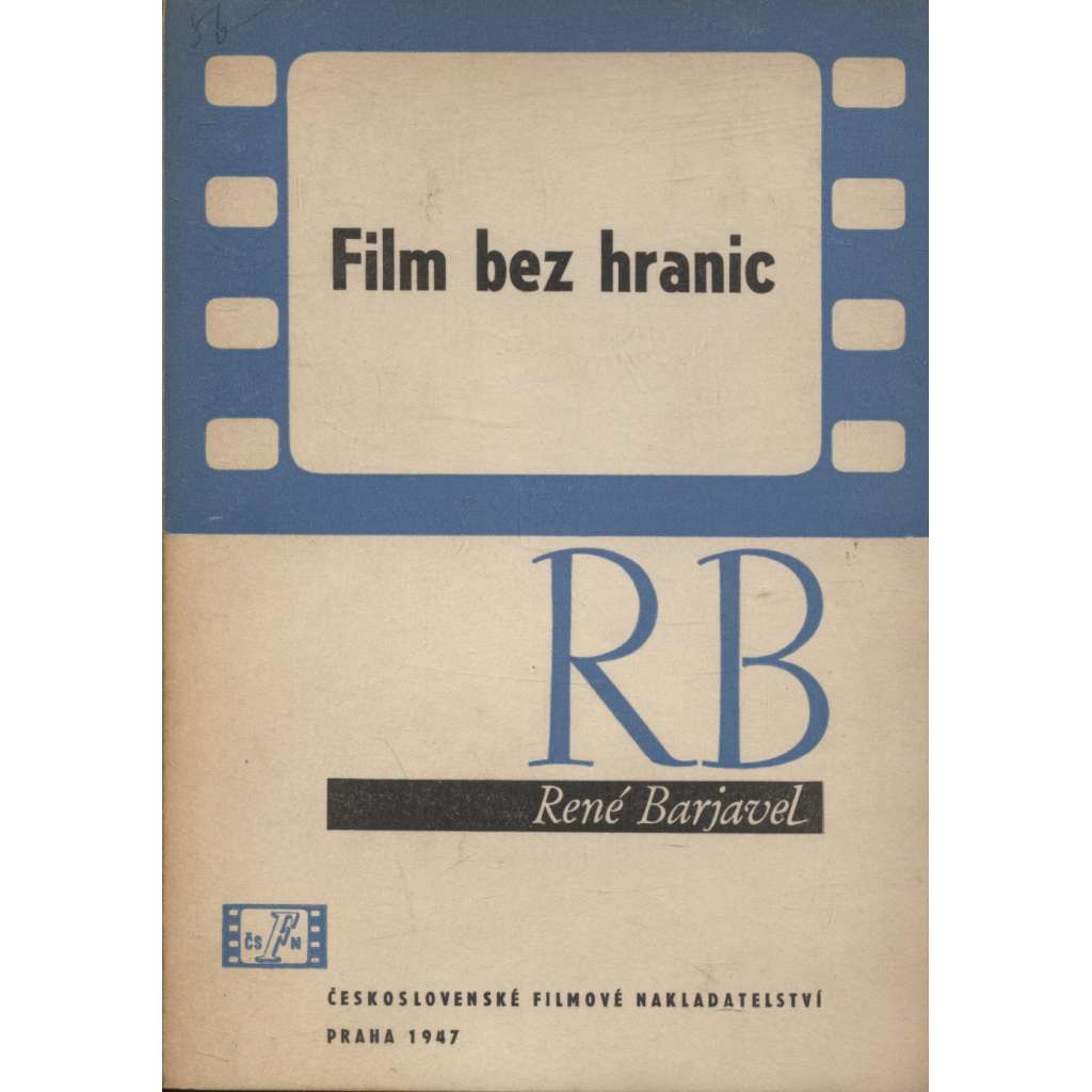Film bez hranic (obálka Zdeněk Rossmann)
