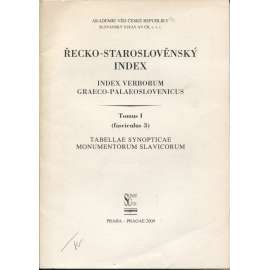 Řecko-staroslověnský index (Tomus I., fasciculus 3)