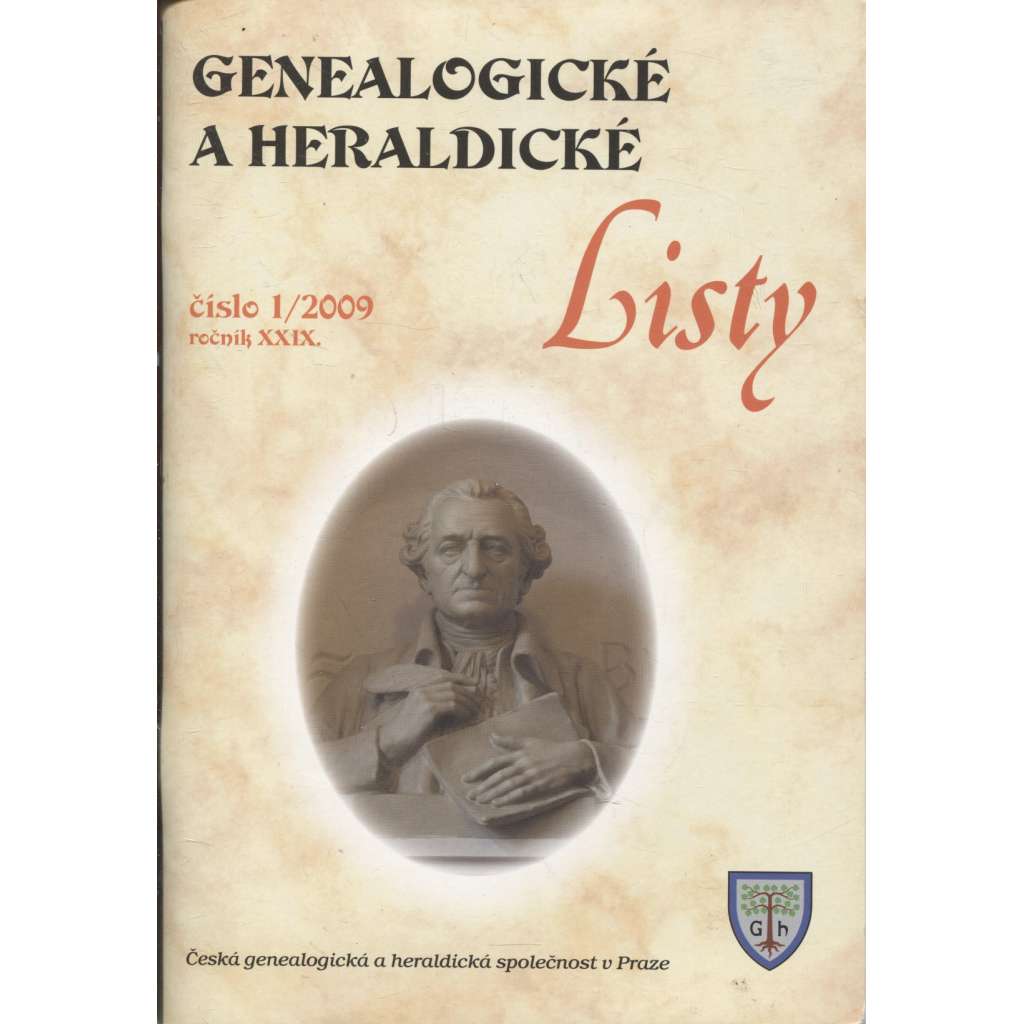 Genealogické a heraldické listy, ročník XXIX., číslo 1/2009