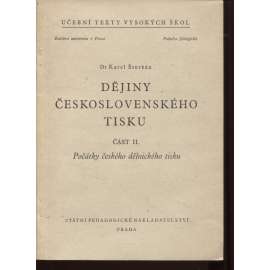 Dějiny československého tisku, část II. Počátky českého dělnického tisku