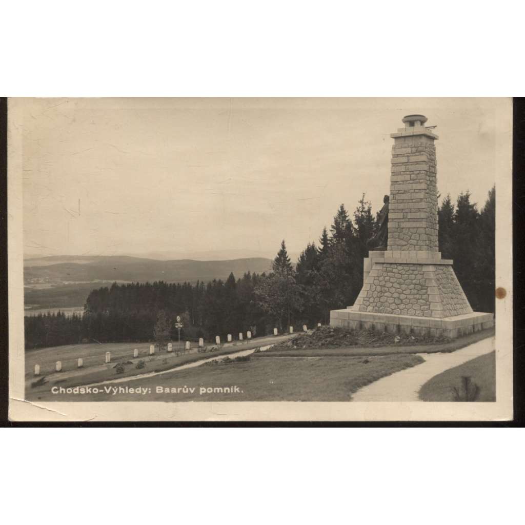 Klenčí pod Čerchovem, Domažlice, pomník Baar (pošk.)