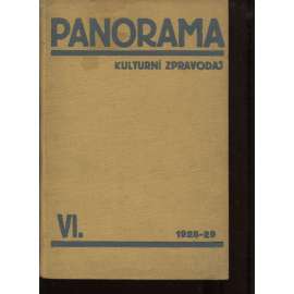 Panorama, kulturní zpravodaj, ročník VI./1928-1929  (Zpravodaj Družstevní práce)