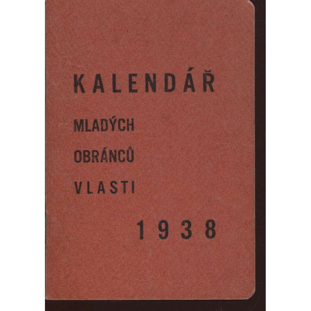 Kalendář mladých obránců vlasti 1938 (uniformy)