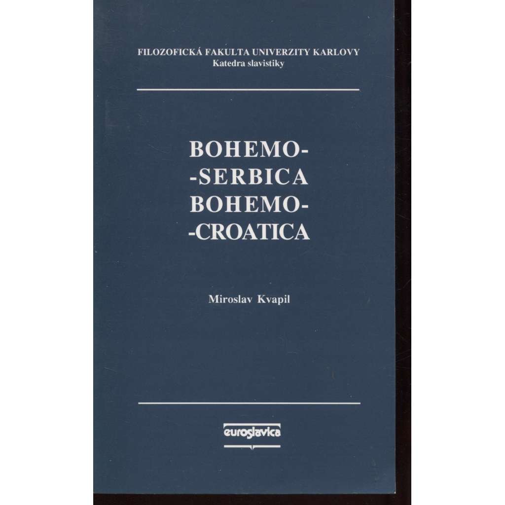 Bohemo-serbica / Bohemo-croatica