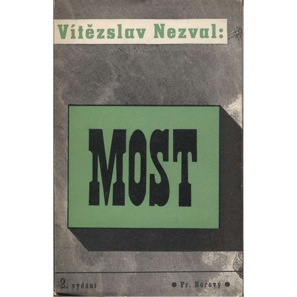 Most (obálka Karel Teige) - avantgarda