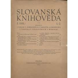 Slovanská knihověda I.(1931), 1.-4.