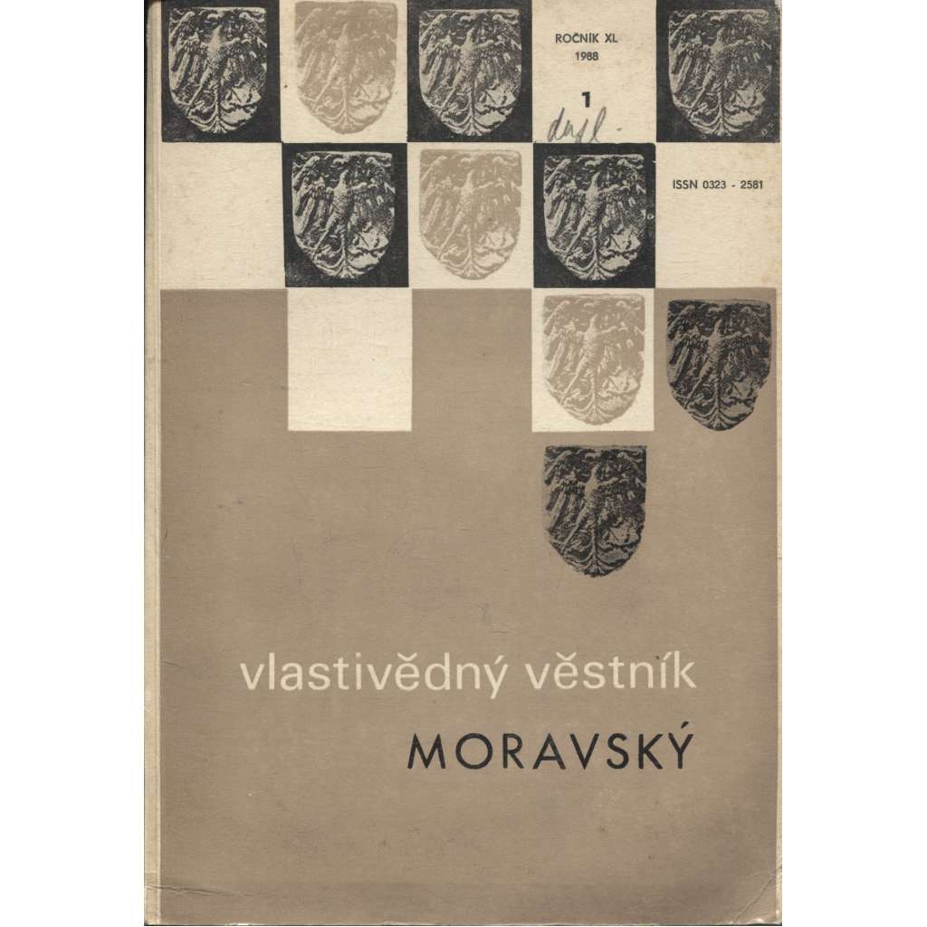 Vlastivědný věstník Moravský, roč. XL., sešit 1/1988