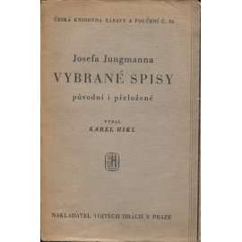 Josefa Jungmanna vybrané spisy původní i přeložené (Josef Jungmann)