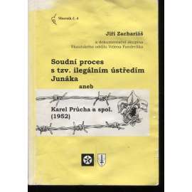 Soudní proces s tzv. ilegálním ústředím Junáka aneb Karel Průcha a spol. (1952) - pošk.