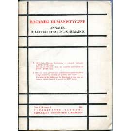 Roczniki Humanistyczne, tom XIII, zeszyt 2, 1965	[historie; dějiny; Polsko; Krakov; Kraków; Zawichost; katolická církev]