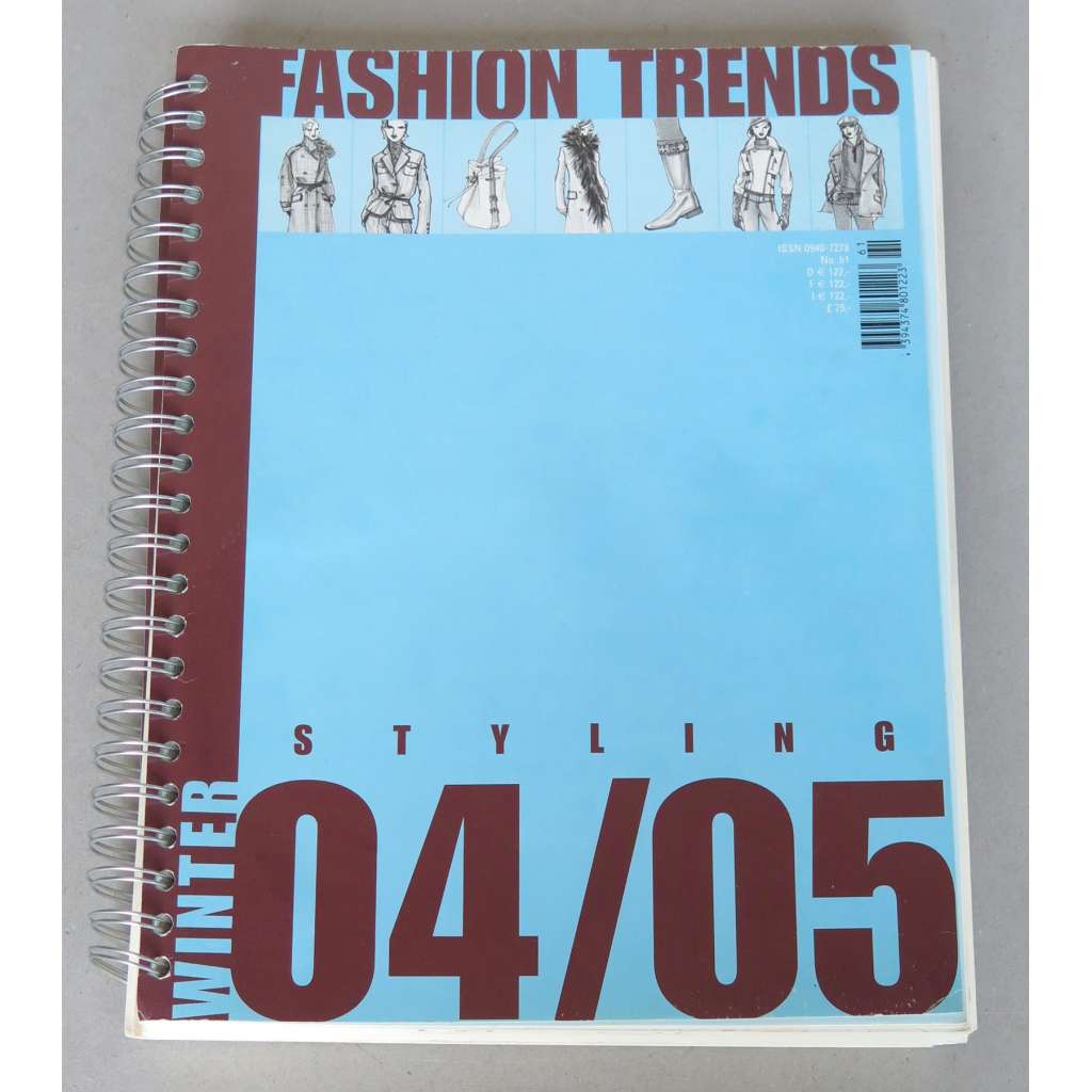 Fashion Trends: Styling, Winter 2004/05 ["Módní trendy, zima 2004/05"; móda; kresby; krasby]
