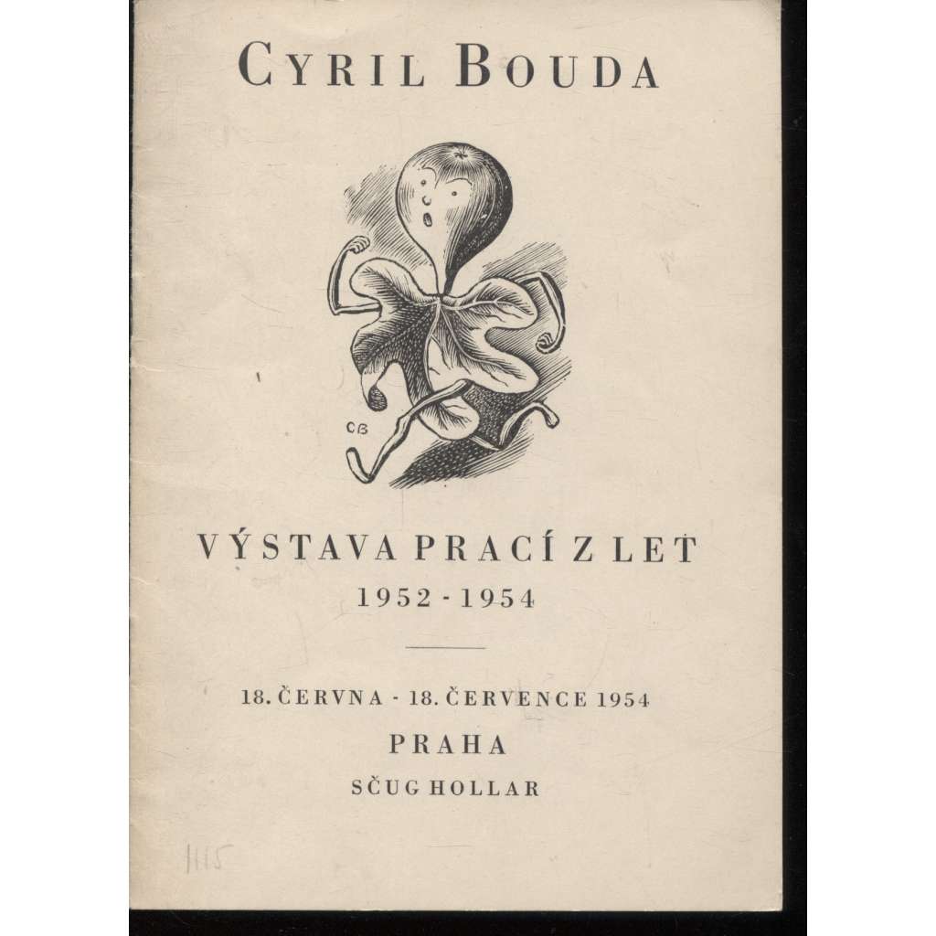 Cyril Bouda - Výstava prací z let 1952-1954
