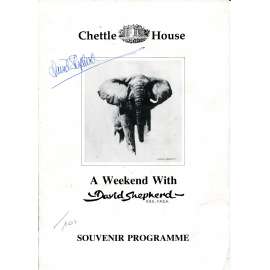 A Weekend With David Shepherd: Souvenir programme [umění; podpis]