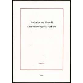 Ročenka pro filosofii a fenomenologický výzkum, sv. 4, 2014 [MMXIV; filosofie; fenomenologie; Martin Heidegger; Mikuláš Kusánský]