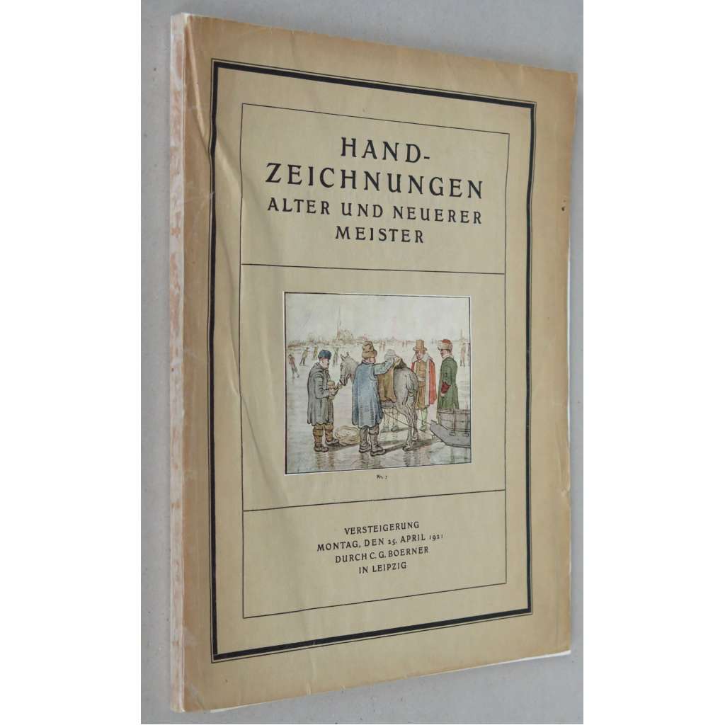 Handzeichnungen alter und neuerer Meister ["Kresby starých a nových mistrů"; aukční katalog; umění; kresba]