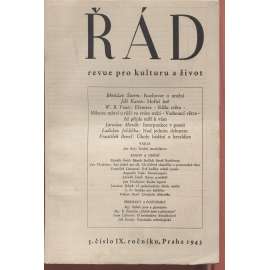 Řád: Revue pro kulturu a život. 5/1943 (roč. IX.)